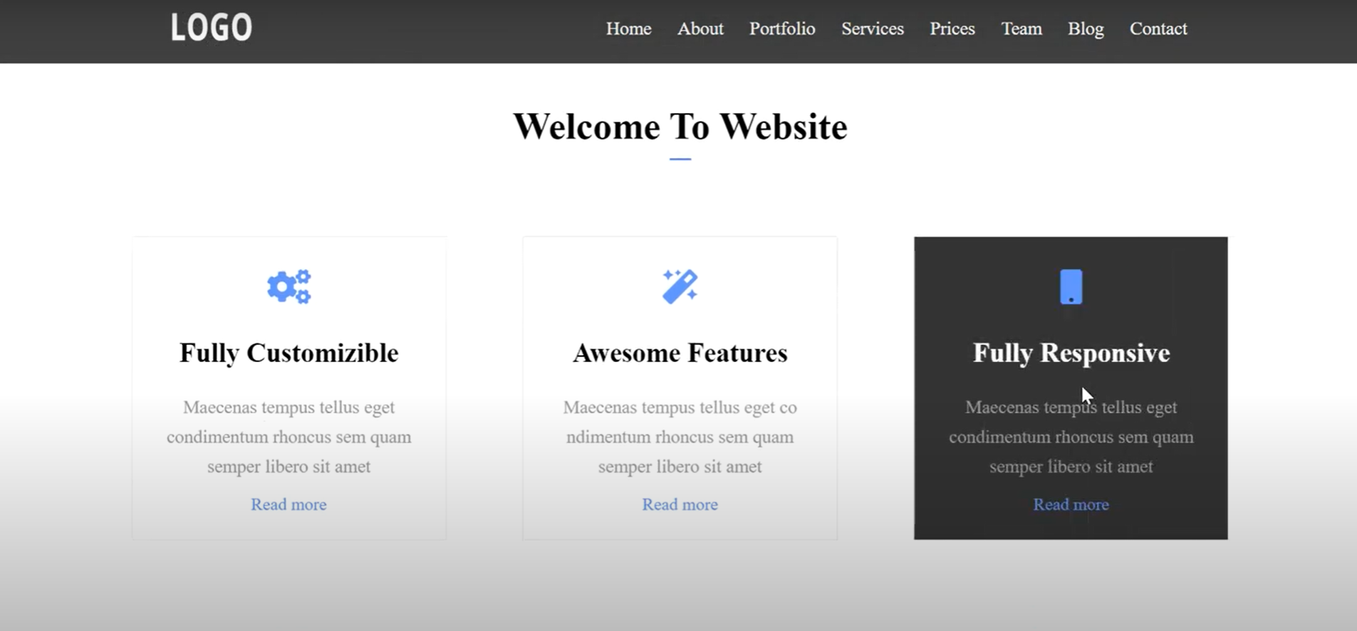 Web for company